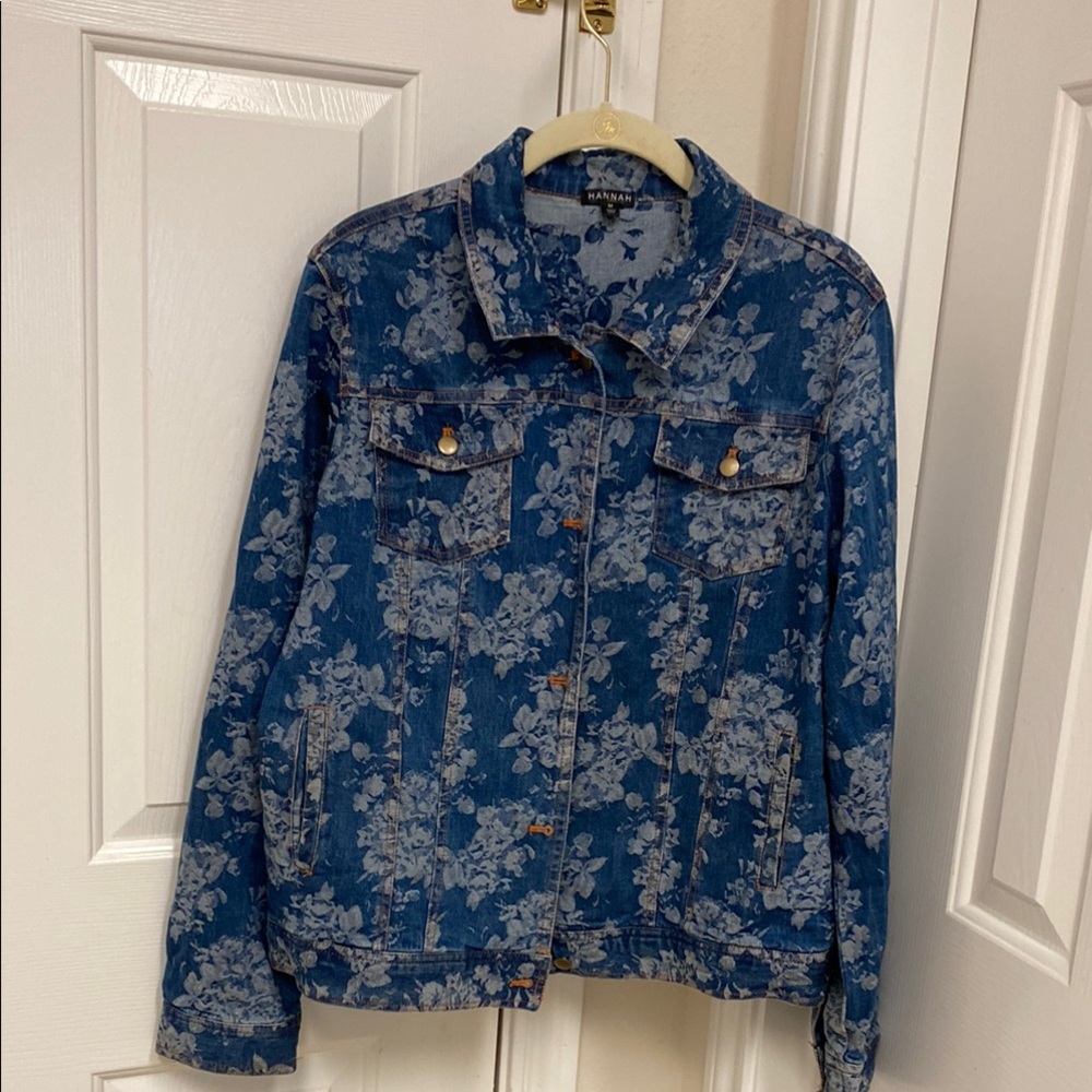 Hannah Blue Jean Jacket size medium
